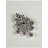 Image 1 : PINK & BLUE SAPPHIRE & DIAMOND PENDANT