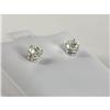 Image 1 : DIAMOND STUD EARRINGS IN 14K WHITE GOLD