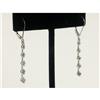 Image 1 : DIAMOND EARRINGS IN 14K WHITE GOLD