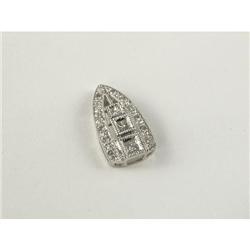 DIAMOND AND 10K GOLD PENDANT