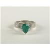 Image 1 : 2.58CTS EMERALD & DIAMOND LADY'S RING 14K