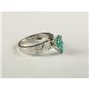 Image 2 : 2.58CTS EMERALD & DIAMOND LADY'S RING 14K