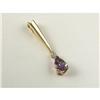 Image 1 : AMETHYST AND DIAMOND PENDANT IN 10K