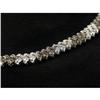 Image 2 : BROWN AND WHITE DIAMOND NECKLACE IN 18K WHITE GOLD