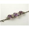 Image 1 : AMETHYST AND WHITE SAPPHIRE BRACELET
