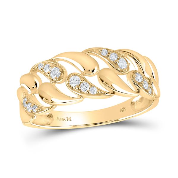 Diamond Band Ring 1/6 Cttw 14kt Yellow Gold
