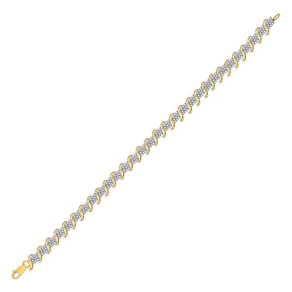 Diamond Tennis Bracelet 1/2 Cttw 10kt Yellow Gold