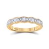 Image 1 : Diamond Band Ring 1/3 Cttw 14kt Yellow Gold