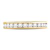 Image 2 : Diamond Single Row Wedding Band 1/2 Cttw 14kt Yellow Gold