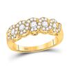Image 1 : Diamond Band Ring 3/4 Cttw 14kt Yellow Gold