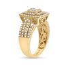 Image 4 : Baguette Diamond Square Ring 7/8 Cttw 14kt Yellow Gold