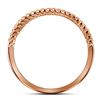 Image 3 : Diamond Stackable Rope Band Ring 1/5 Cttw 10kt Two-tone Gold