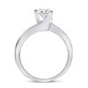 Image 4 : Diamond Solitaire Bridal Wedding Engagement Ring 3/4 Cttw 14kt White Gold