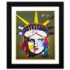 Image 1 : Peter Max- Original Mixed Media "Liberty Head"