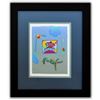 Image 1 : Peter Max- Original Mixed Media "Flower Jumper Over Sunrise Ver. I #110"