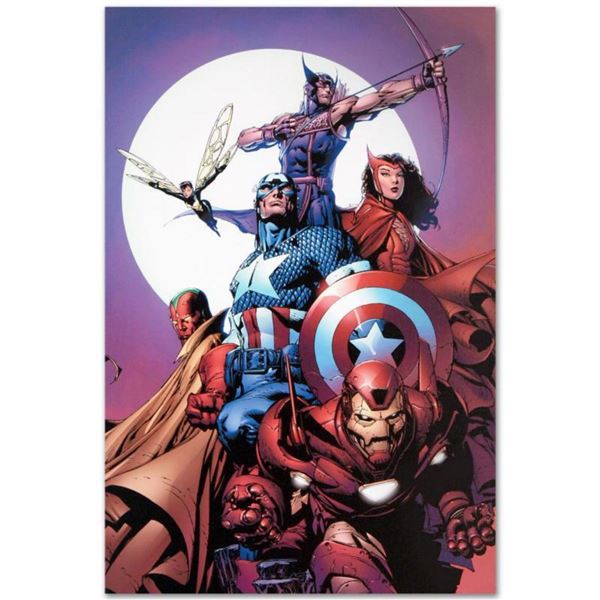 Marvel Comics  Avengers #80  Numbered Limited Edition Giclee on Canvas by David Finch with COA.