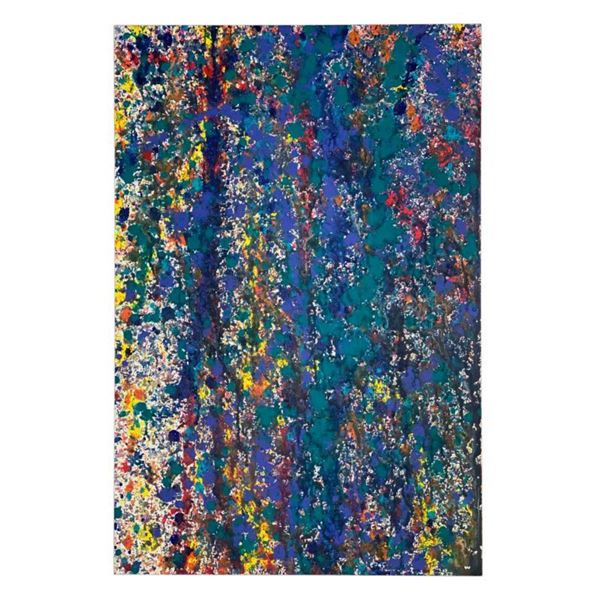 Wyland, "Colorburts 7" Hand Signed Original Painting on Board with Letter of Authenticity.