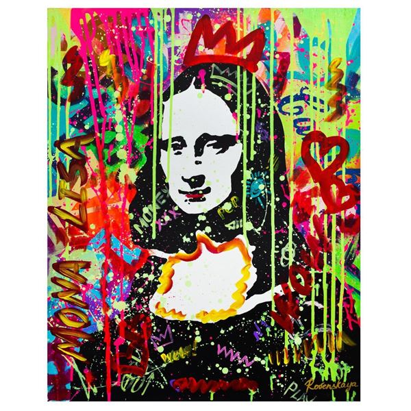 Nastya Rovenskaya- Mixed Media "The Colours of Mona Lisa"