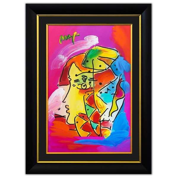 Peter Max- Original Mixed Media "Billboard"