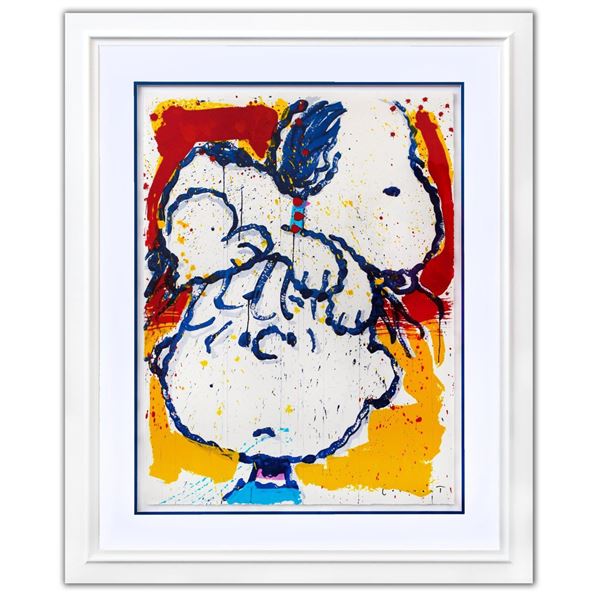 Tom Everhart- Hand Pulled Original Lithograph "Hair Club for Dogs"