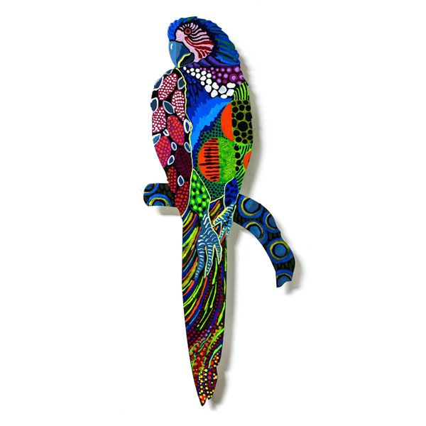 Patricia Govezensky- Original Painting on Laser Cut Steel "Moment of Peace XXIII"