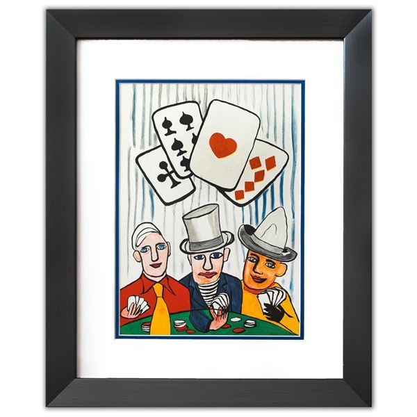 Alexander Calder- Lithograph "DLM212 - Joueurs de cartes I"