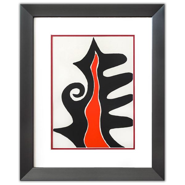Alexander Calder- Lithograph "DLM201 - Flamme interieure"