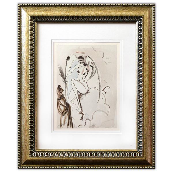 Salvador Dali- Original Color Woodcut on B.F.K. Rives Paper "Paradise 31"