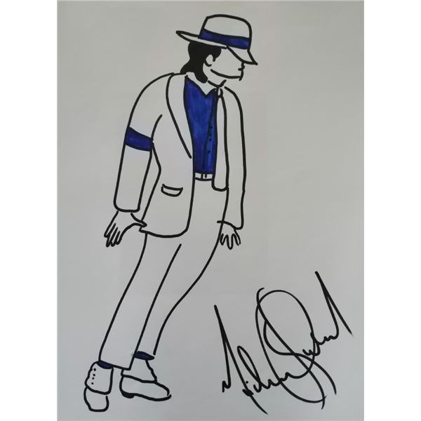 Michael Jackson Smooth Criminal drawing.