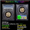 Image 1 : ***Auction Highlight*** PCGS 1930-p Standing Liberty Quarter 25c Graded ms65 fh By PCGS (fc)