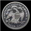 Image 3 : Proof ***Auction Highlight*** 1869 Seated Liberty Quarter 25c Graded pr64 cam By SEGS (fc)