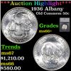 Image 1 : ***Auction Highlight*** 1936 Albany Old Commem Half Dollar 50c Graded ms66+ By SEGS (fc)