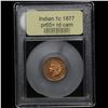 Image 4 : Proof ***Auction Highlight*** 1877 Proof Indian Cent 1c Graded Gem+ Proof Rd Cam By USCG (fc)