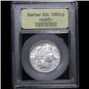 Image 4 : ***Auction Highlight*** 1893-p Barber Half Dollars 50c Graded GEM+ Unc By USCG (fc)