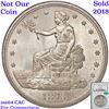 Image 8 : *HIGHLIGHT OF ENTIRE AUCTION** 1873-cc FS-301 MPD Trade Dollar $1 Graded Select+ Unc By USCG (fc)