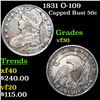 Image 1 : 1831 O-109 Capped Bust Half Dollar 50c Grades vf++