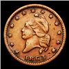Image 2 : 1863 Liberty Cap F-12-297a Civil War Token 1c Grades f, fine