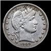 Image 2 : 1909-p Barber Quarter 25c Grades vf++