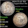 Image 1 : 1834 O-117 R2 Capped Bust Half Dollar 50c Grades vf++