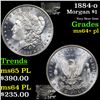 Image 1 : 1884-o Morgan Dollar $1 Grades Choice Unc+ PL