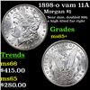 Image 1 : 1898-o vam 11A Morgan Dollar $1 Grades GEM+ Unc
