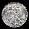 Image 2 : 1943-p Walking Liberty Half Dollar 50c Grades GEM Unc