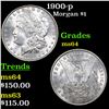 Image 1 : 1900-p Morgan Dollar $1 Grades Choice Unc