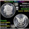 Image 1 : ***Auction Highlight*** 1880-s Morgan Dollar $1 Graded ms64+ DMPL By SEGS (fc)