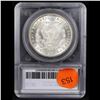 Image 5 : *HIGHLIGHT OF NIGHT* 1880-cc Vam 8 NEAR TOP POP Morgan Dollar $1 Graded ms67+ By SEGS (fc)