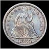 Image 2 : *HIGHLIGHT OF NIGHT* 1844-p Seated Liberty Dime 10c Graded ms64 By SEGS (fc)