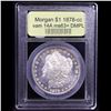 Image 4 : ***Auction Highlight*** 1878-cc vam 14A I2 R4 Morgan Dollar $1 Graded Select Unc+ DMPL By USCG (fc)