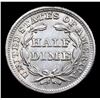 Image 3 : ***Auction Highlight*** 1841-p Seated Liberty Half Dime 1/2 10c Graded Choice Unc By USCG (fc)