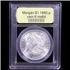 Image 4 : ***Auction Highlight*** 1892-p vam 6 I3 R4 Morgan Dollar $1 Graded Choice Unc By USCG (fc)