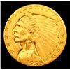 Image 2 : ***Auction Highlight*** 1925-d Gold Indian Quarter Eagle $2 1/2 Graded Select Unc By USCG (fc)